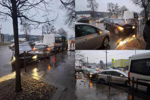 Judrioje Kauno gatvėje – masinė avarija