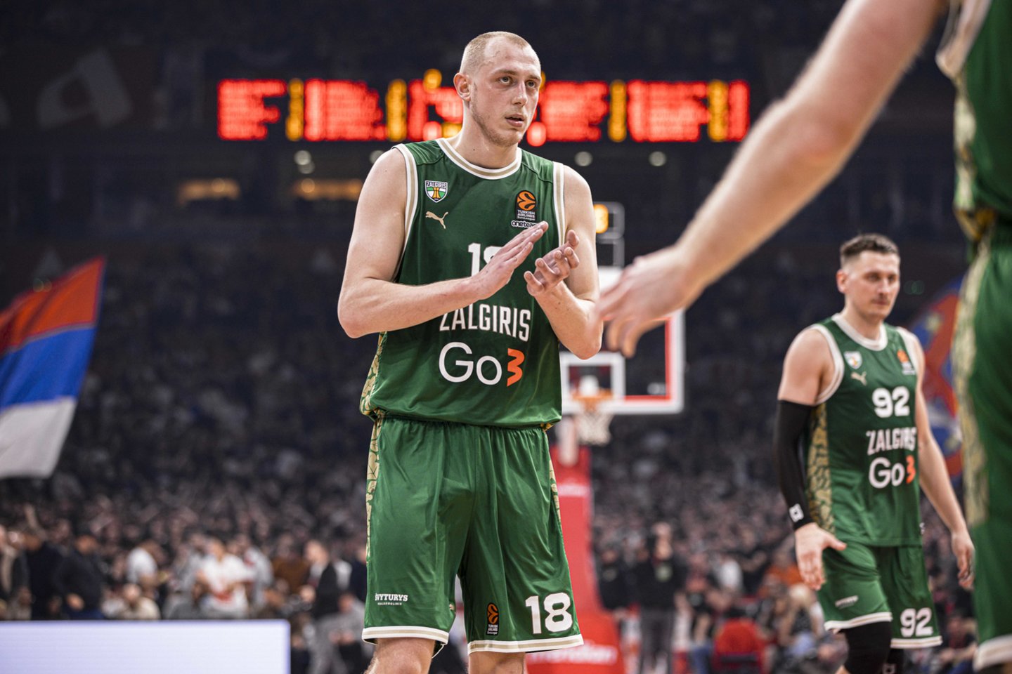 Eurolyga: „Crvena zvezda“ – „Žalgiris“<br> zalgiris.lt nuotr.
