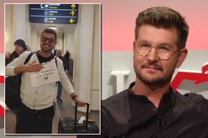 Iš JAV grįžusiam Andriui Butkui oro uoste – bendražygių staigmena: to jis nesitikėjo