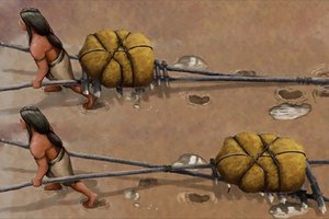 Aptiko seniausias pasaulyje transporto priemonių paliktas vėžes