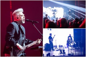 Sausakimša „Žalgirio“ arena juda roko ritmu: Kauną drebina Andriaus Mamontovo šou