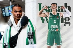 K. Evanso pėdomis? „Žalgirio“ naujokas I. Wongas išsirinko aprangos numerį