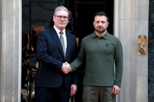 V. Zelenskis atvyko į Londoną: dalyvaus Europos viršūnių susitikime Ukrainos klausimu