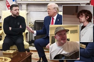 Įniršį ant V. Zelenskio liejusiam D. Trumpui – Ukrainos įžymybių kirtis: negailėjo keiksmų