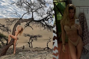 Egzotiškame krašte laiką leidžianti J. Leonavičiūtė apnuogino krūtis: pakerėjo šimtus gerbėjų