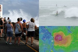 Australai ruošiasi ciklono, kuris užklupo A. Mockų, smūgiui: jau fiksuotos rekordinės bangos