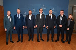 K. Budrys susitiko su Izraelio parlamentinės draugystės grupės delegacija