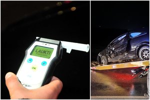 Moters „Volkswagen“ taranavusiam ir pasprukusiam beteisiui BMW vairuotojui prabudo sąžinė – grįžęs pripūtė 2,06 prom.