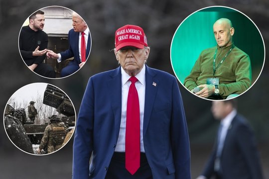 Ukrainoje kariaujantis A. Kumpis: nėra jokių požymių, kad D. Trumpas padarys išimtį Baltijos šalims