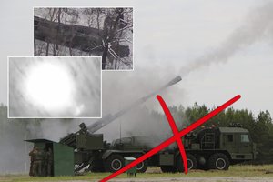 Metalo laužu virto naujausia Rusijos artilerijos sistema