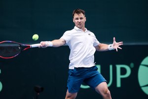 Ričardas Berankis Kretoje įveikė trečiąją turnyro raketę