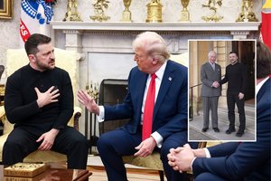 Britai rėžė be užuolankų: beveik 300 tūkst. britų reikalauja atšaukti D. Trumpo vizitą pas karalių Karolį III