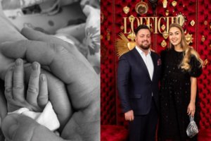 Garsus virtuvės šefas F. Meschino su žmona susilaukė antros atžalos: pasidalijo jaukiu kadru ir atskleidė vardą