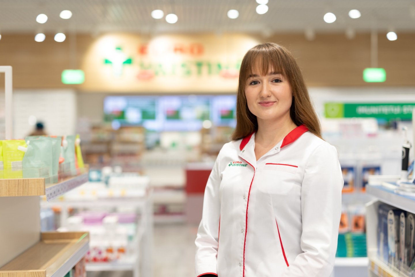 Vaistininkė Evelina Mockė<br>Pranešimo spaudai nuotr.