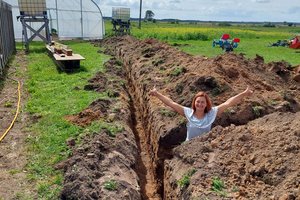 Gavusi paramą Gintarė nuspirko žemės ir prisodino aviečių bei daržovių: „Tai buvo ne tik mano svajonė“
