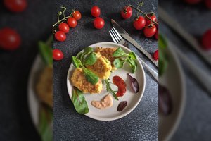 Krabų lazdelių blyneliai su ypatingu ingredientu: pikantiški, skanūs, sotūs 
