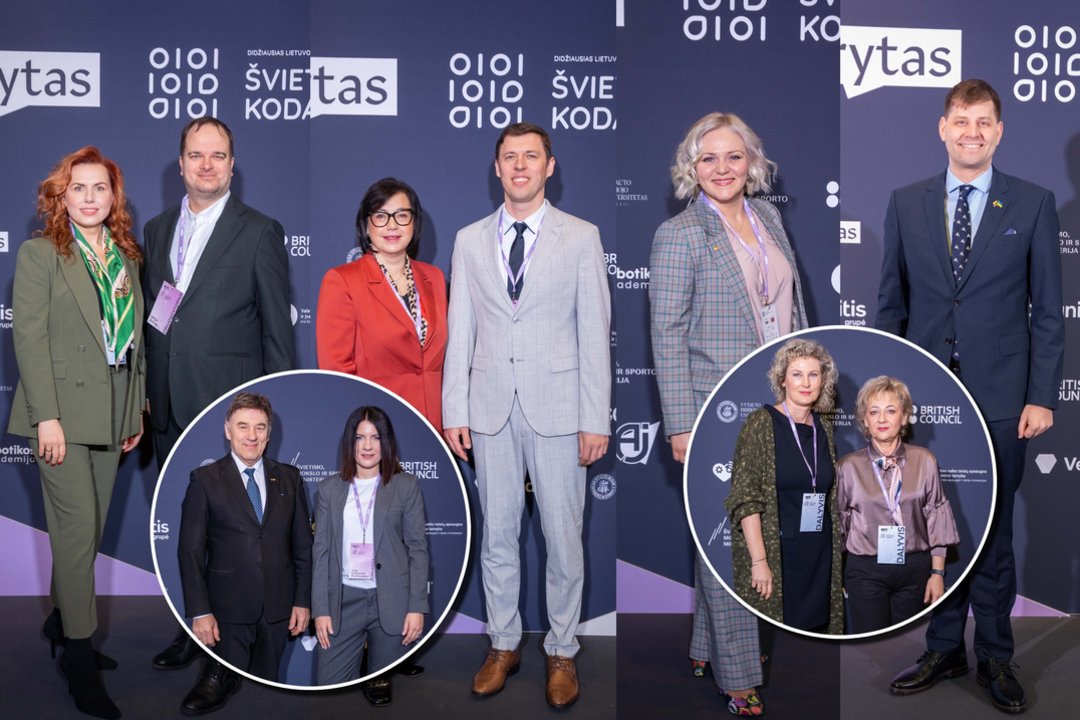 Į didžiausią Lietuvoje švietimo forumą plūdo svečiai.<br>Lrytas koliažas.