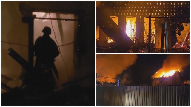 Rusija neatsisako savo tikslo: praneša apie masines raketų ir dronų atakas Ukrainos energetikos infrastruktūrai