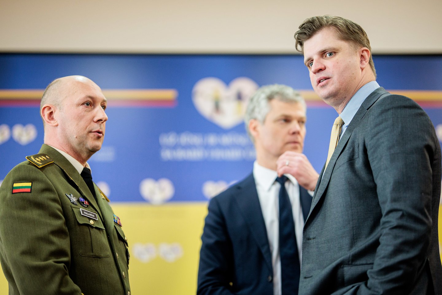 Valstybės saugumo departamento ir Antrojo operatyvinių tarnybų departamento prie Krašto apsaugos ministerijos metinis Grėsmių Lietuvos nacionaliniam saugumui pristatymas.<br>J.Elinsko (ELTA) nuotr.