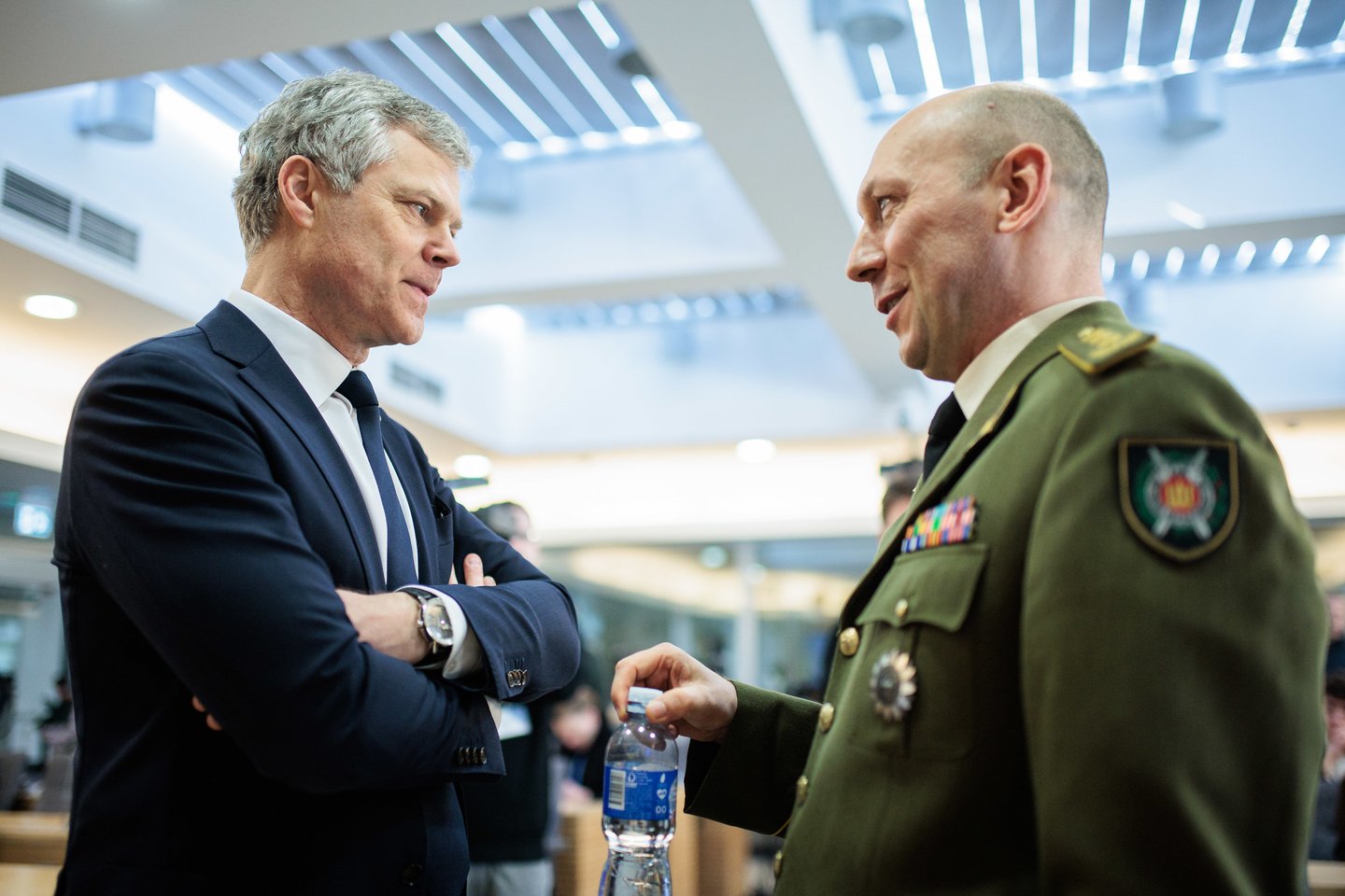 Valstybės saugumo departamento ir Antrojo operatyvinių tarnybų departamento prie Krašto apsaugos ministerijos metinis Grėsmių Lietuvos nacionaliniam saugumui pristatymas.<br>J.Elinsko (ELTA) nuotr.