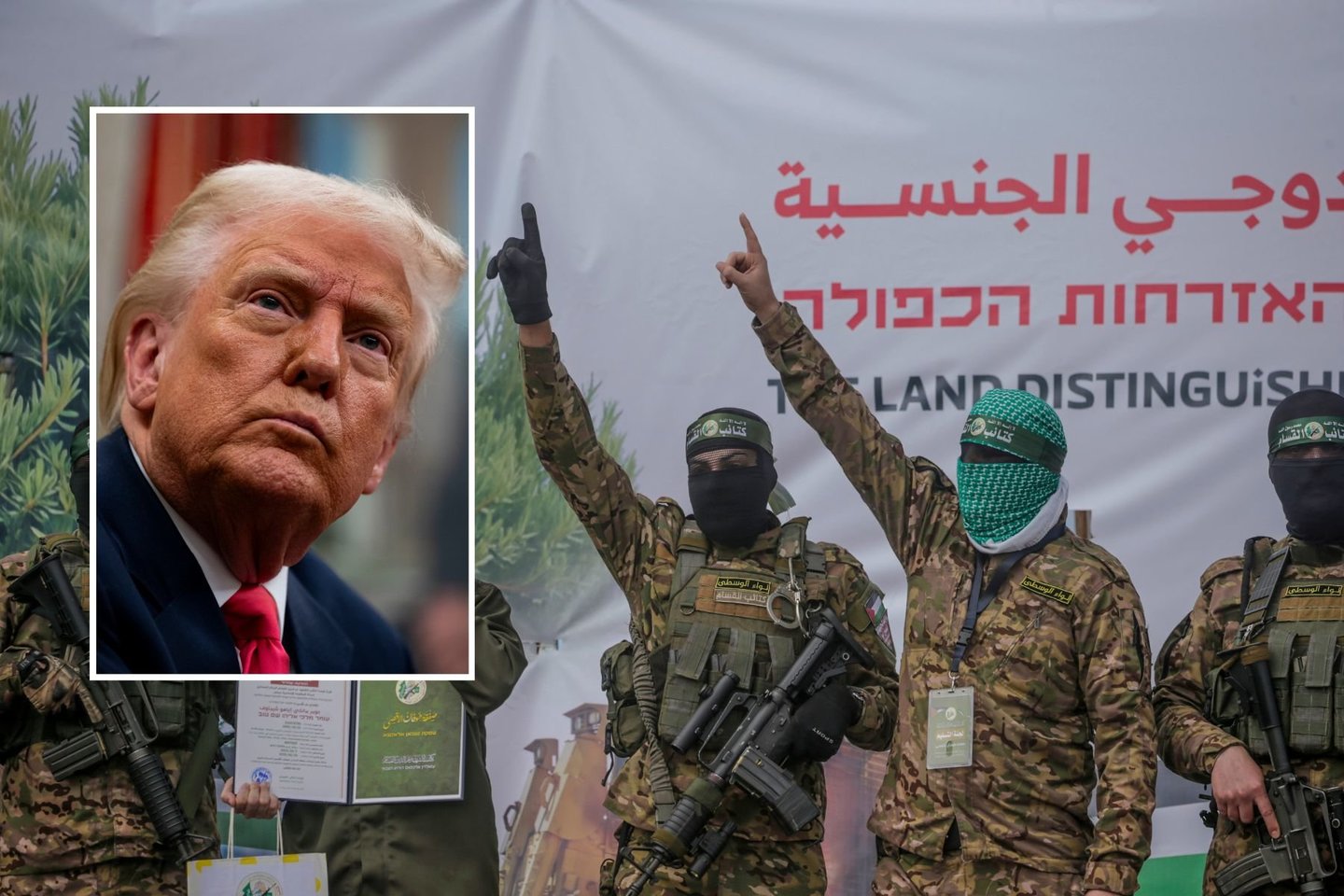 „Hamas“ pakvietė D. Trumpą susitikti su palestiniečiais kaliniais ir parodyti jiems „pagarbą“.