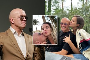 Moters dienos proga R. Rudokas skyrė saldžius žodžius savo mylimajai: pasidalijo jaukiais kadrais