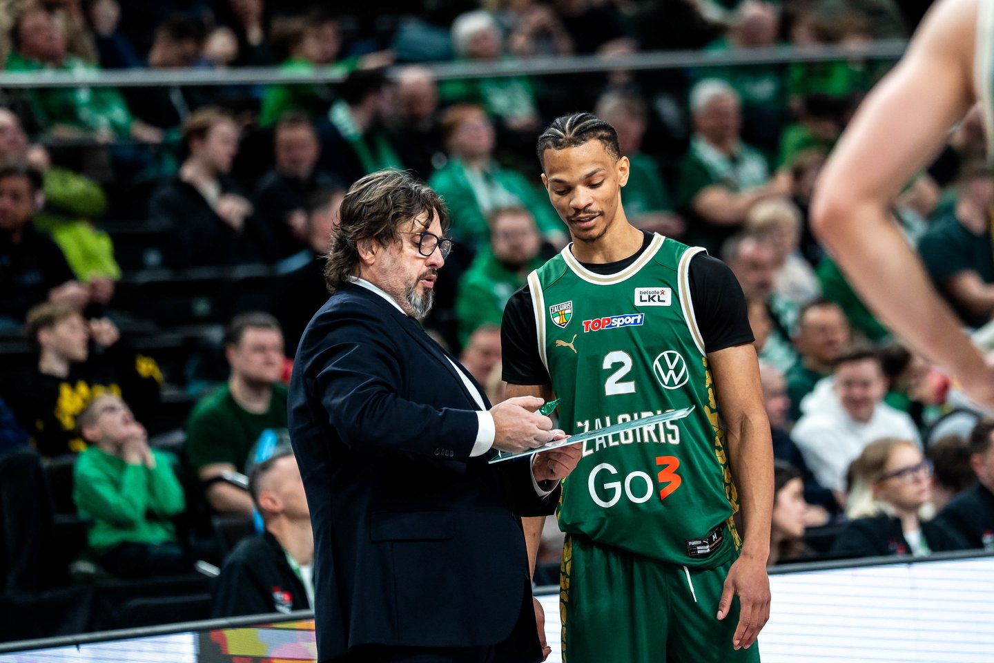 Andrea Trinchieri ir Isaiah Wongas<br>G.Bitvinsko nuotr.