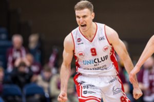 Į kitą lygį uteniškių puolimą pakeliantis L. Beliauskas: „Jaučiu, kad šį sezoną tobulėju“