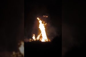 Rusai vėl atakuoja Zaporižę: nusitaikė į kritiškai svarbią infrastruktūrą