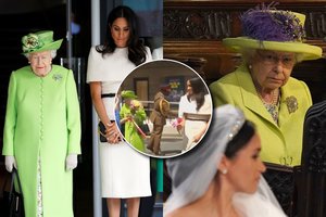 Nedovanotina Meghan Markle klaida: išplitusiame vaizdo įraše – grubus karališkosios taisyklės pažeidimas