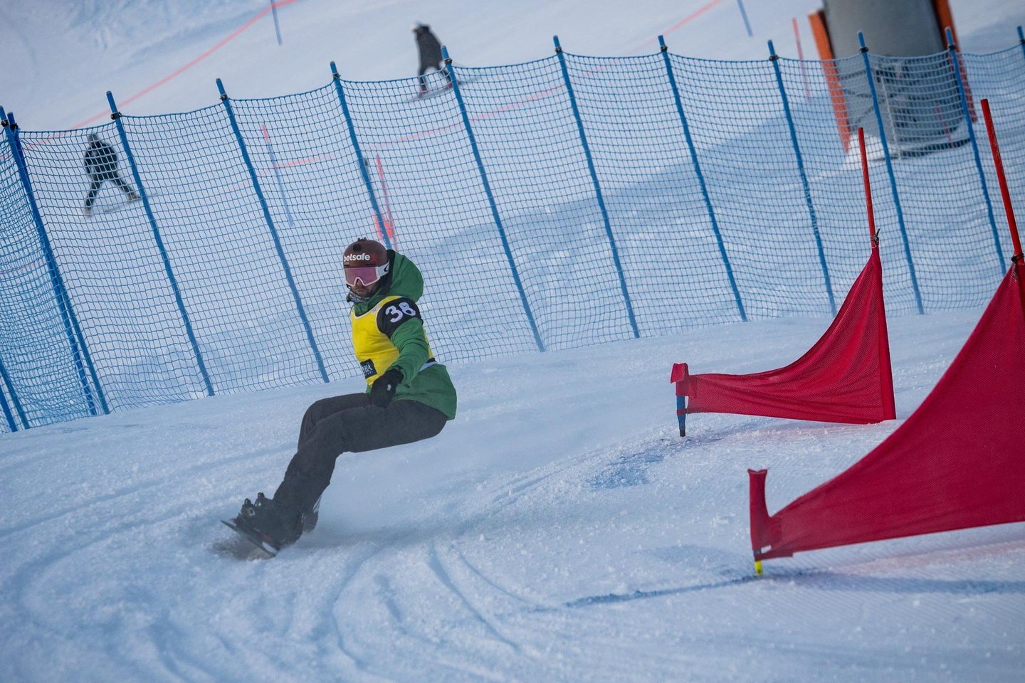 Lietuvos paralimpinės rinktinės snieglentininkas Rapolas Micevičius.<br> Simo Vilhunen nuotr.