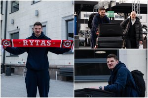 „Rytą“ papildęs Artūras Gudaitis jau atvyko į Vilnių