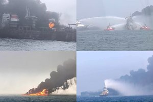 Po laivų susidūrimo Šiaurės jūroje – baimės dėl ekologinės katastrofos