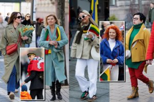 Sostinės gatves užtvindė tūkstančiai žmonių: dėmesį kaustė ryškūs ir patriotiški deriniai