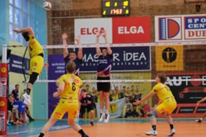 Lietuvos vyrų tinklinio čempionato ketvirtfinaliai startavo favoritų pergalėmis