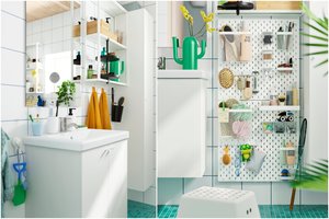 Pavasarinis vonios kambario atnaujinimas su IKEA: tai gali padaryti kiekvienas