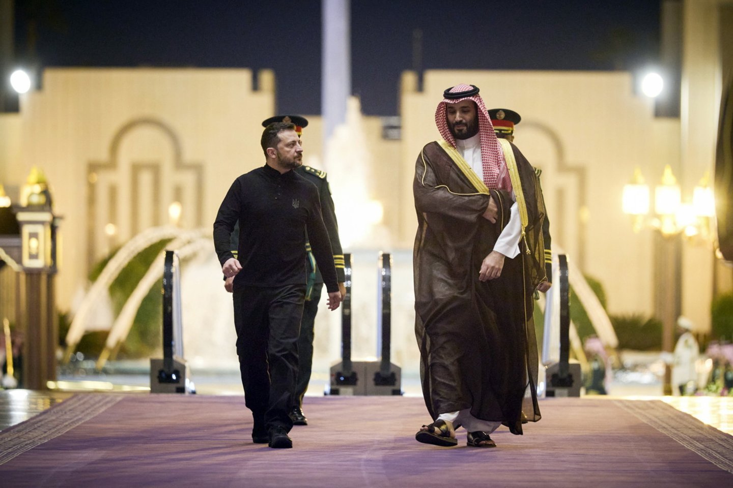 V. Zelenskis Saudo Arabijoje.<br>EPA-ELTA nuotr.