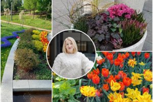 Lietuvos gėlynais besirūpinanti Jurgita: „Šį pavasarį keli miestai ypač nustebins“