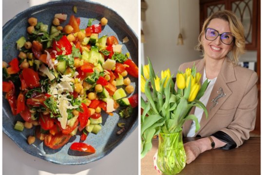 Jei rankos tiesiasi prie saldumynų: V. Kurpienė žino, kokios sočios salotos jus greitai išgelbės