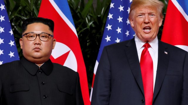 D. Trumpas gręžiasi į Šiaurės Korėją: nori atnaujinti dialogą su Kim Jong Unu