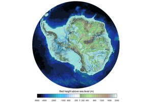 Parodė, kaip Antarktida atrodytų be ledo