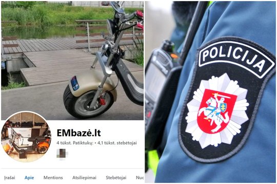 Panevėžio policija tiria paspirtukais prekiavusios ir dabar bankrutuojančios įmonės „EMbazė“ veiklą – ieško nukentėjusių