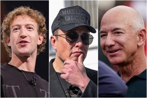 D. Trumpo kadencija tik prasidėjo, o milijardierių turtai spėjo gerokai aptirpti: investuotojai neatleidžia stabdžių pedalo