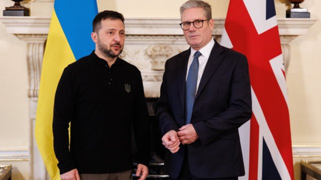 Tvirta K. Starmerio pozicija dėl Ukrainos ir žinutė lyderiams: turime būti pasirengę