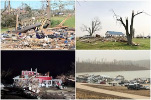 JAV siaubę tornadai negailėjo nieko: „Žalos mastai yra sukrečiantys“