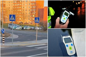 Netikėtas Klaipėdos policijos reidas pirmadienio rytą: sučiupti du girti vairuotojai ir vienas beteisis