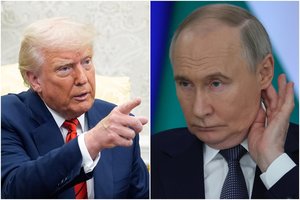 Prieš skambutį V. Putinui – žinia iš D. Trumpo: dėl daugelio detalių jau sutarta