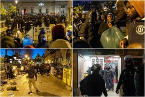 Prancūzijos policija išvaikė šimtus migrantų, užėmusių Paryžiaus teatrą