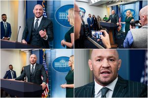 Po aštrių C. McGregoro pasisakymų Baltuosiuose rūmuose – staigi Airijos premjero reakcija