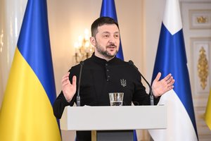 V. Zelenskis: būtų pavojinga, jei JAV nusigręžtų nuo Ukrainos